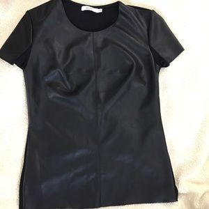 Bailey 44 faux leather top
